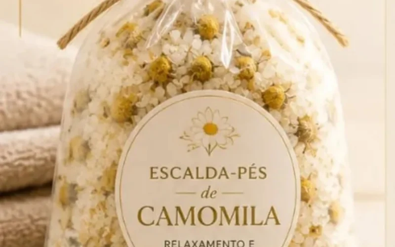 "VOCÊ MERECE UMA PAUSA!" - Escalda-Pés - FLORAL PREMIUM